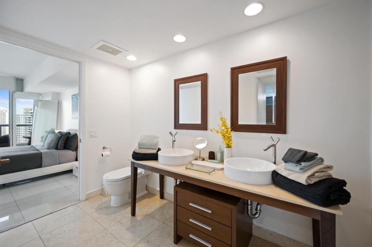 Icon Brickell-29Th Floor Ocean Views-Free Spa Miami Esterno foto